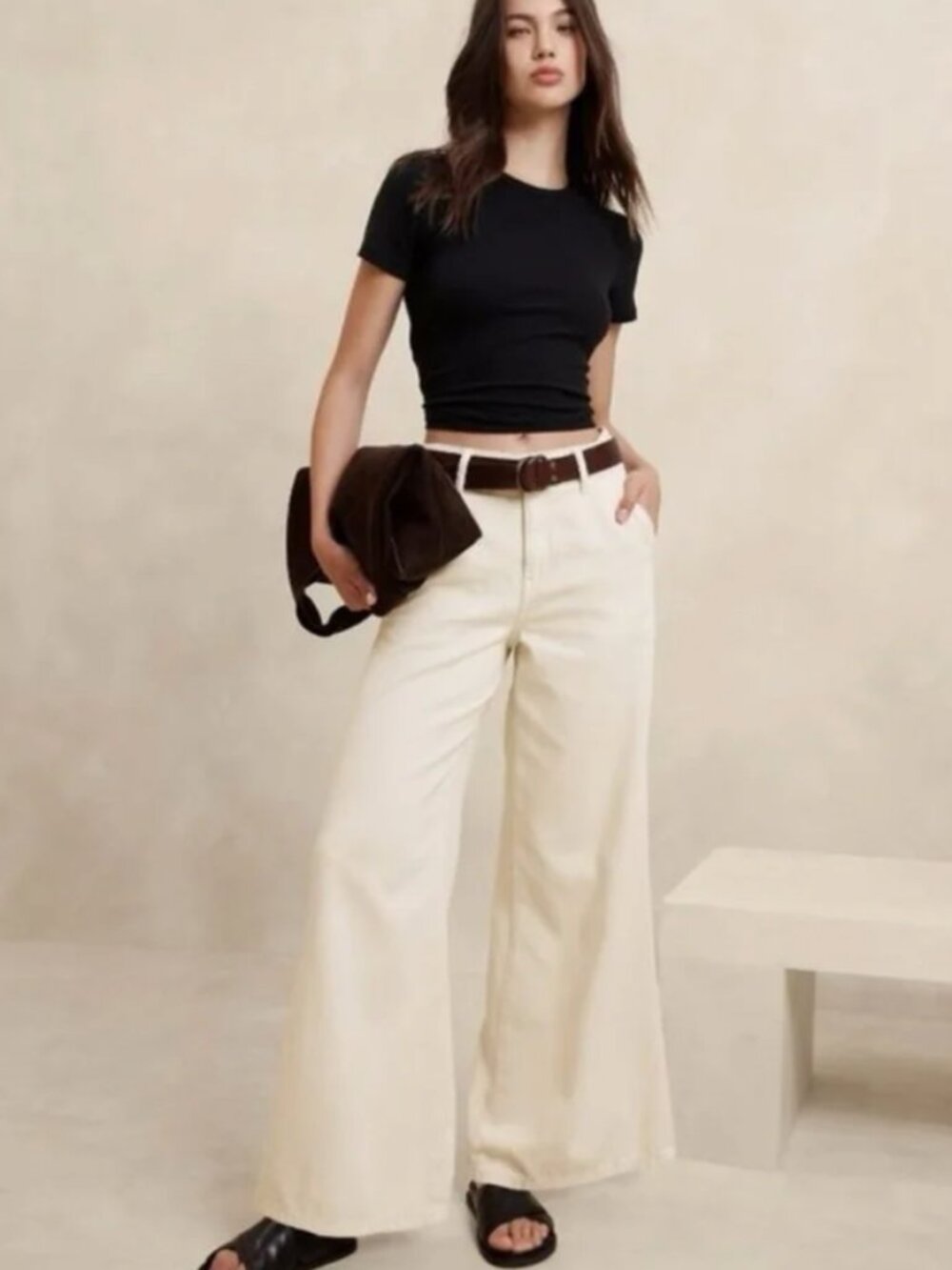 NWT Banana Republic Ultra High-Rise Wide-Leg Trouser Jean (29/8P)